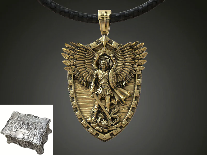 Archangel Michael Necklace - Gives us the strength and courage to move forward!