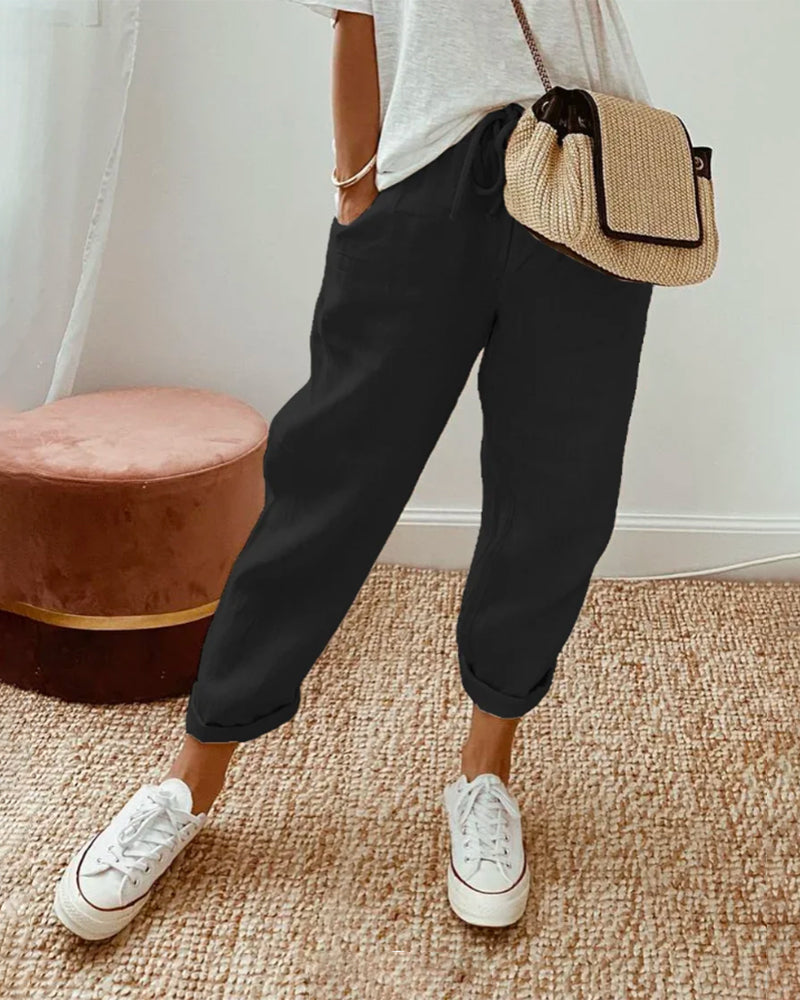 Vola I Stylish Linen Trousers