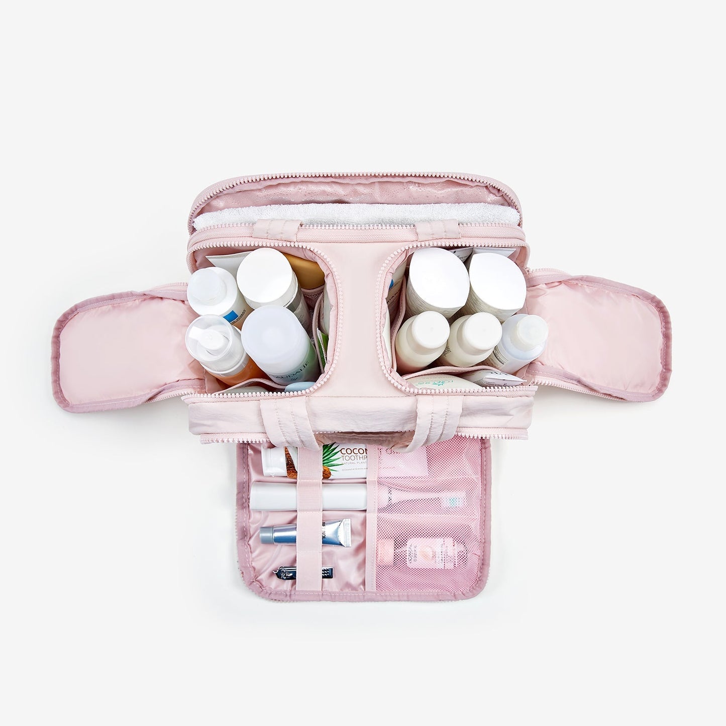 Zora Spacesaver 4-in-1 Puffy Multi-Functional Toiletry Bag