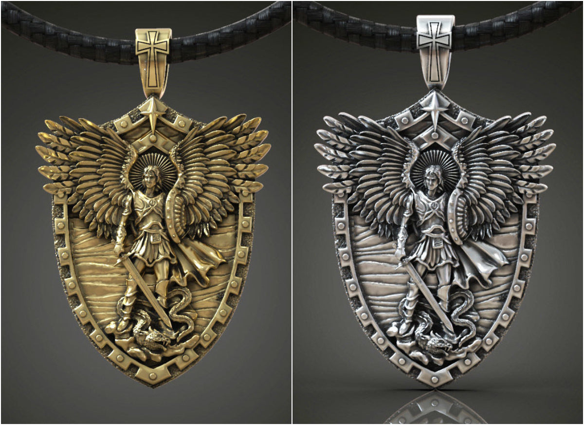 Archangel Michael Necklace - Gives us the strength and courage to move forward!