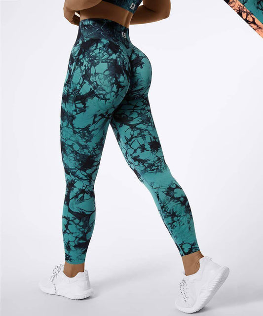 Tie-Dye High Waist Butt Lift Seamless Legging